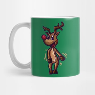 Anime Rudolph dancing the Flossing dance! Mug